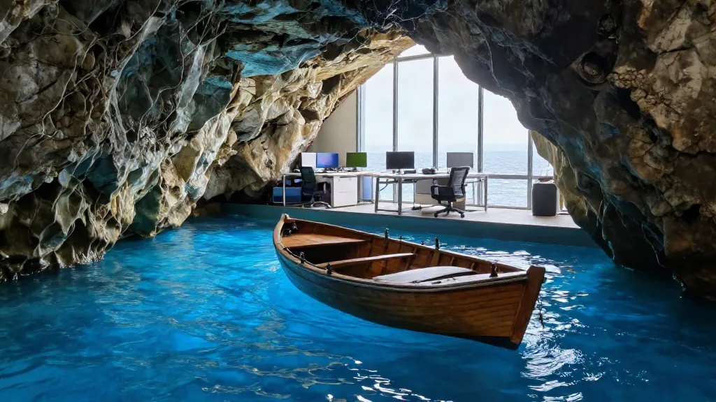 Blue Grotto sea inlet, en Malta