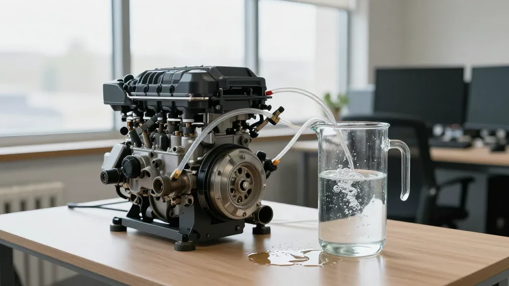 Coches que se mueven con agua