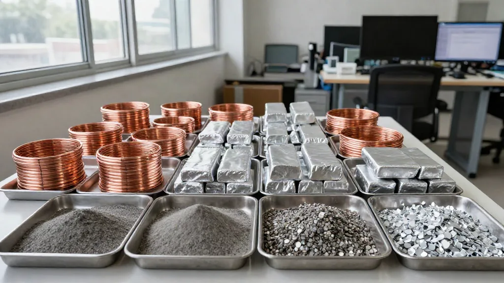La tabla periodica de las materias primas